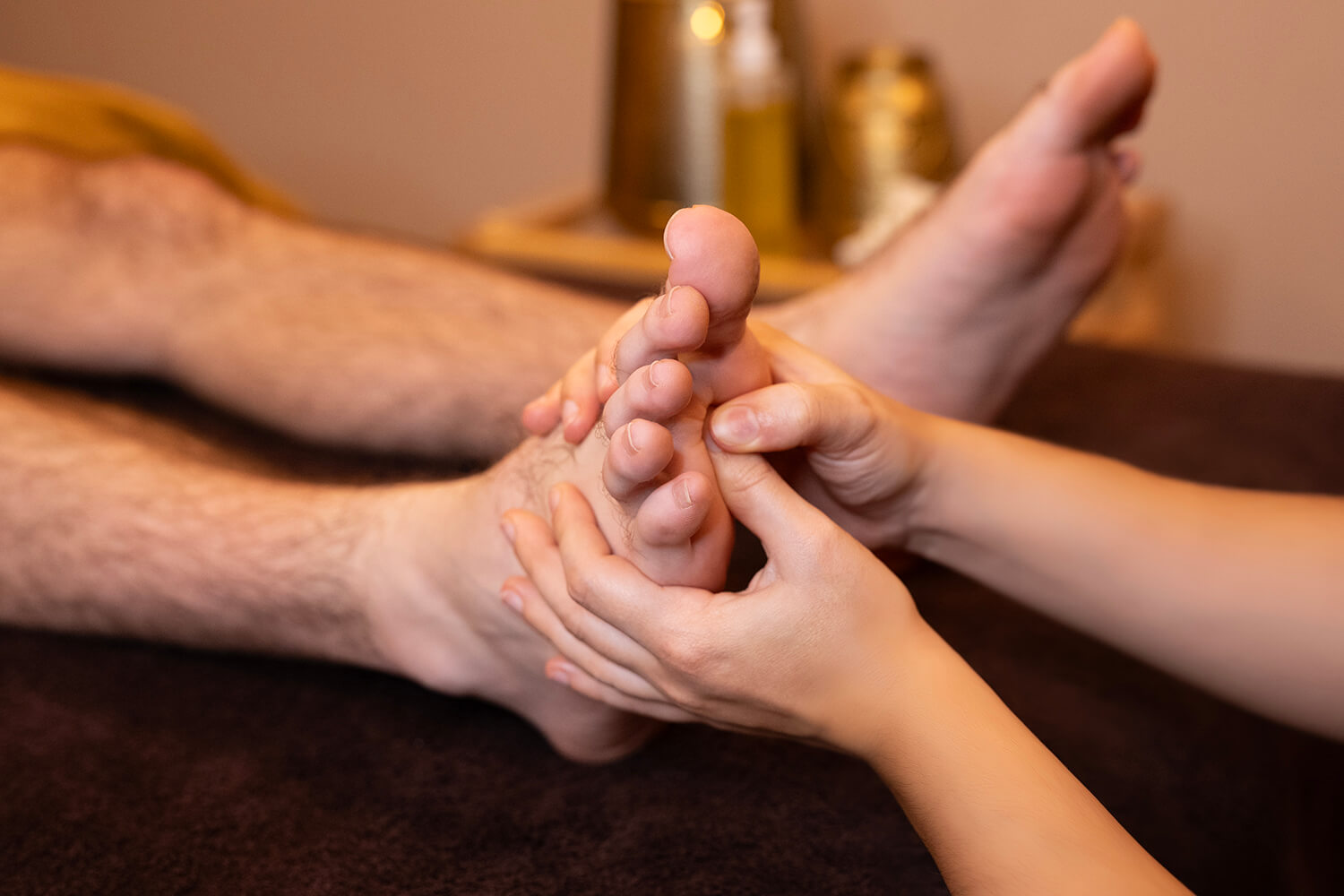 réflexologie plantaire pour homme
